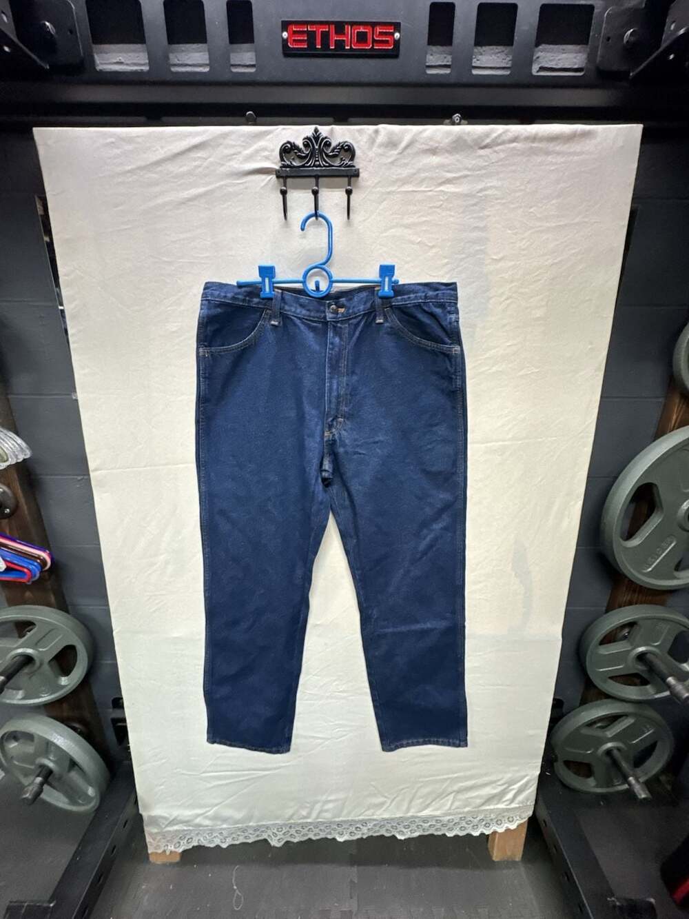 Rustler by Wrangler Men's Regular Fit Straight Leg Heavyweight Denim Jeans